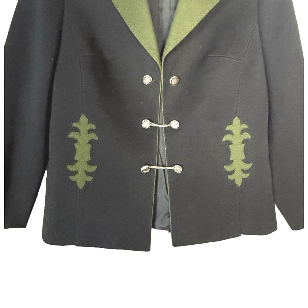 Vintage Austrian Tofana Modell Loden Pure Virgin Wool Men's Jacket (or Unisex) - Picture 9 of 14